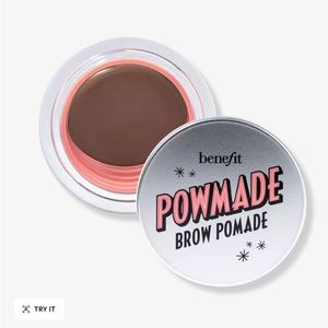 Benefit Cosmetics NEW POWmade brow pomade light brown 3 brow powder gel wax NWOB